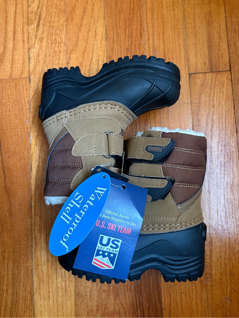 NWT Toddler Khombu Pace lined waterproof insulated duck boots size 8